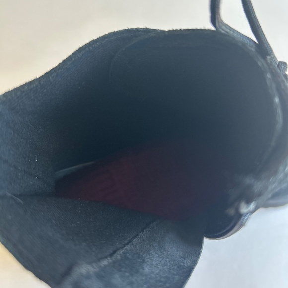 Munro Black Suede Genuine Leather Rubber Outsole Combat Boots size 6 - Picture 15 of 16